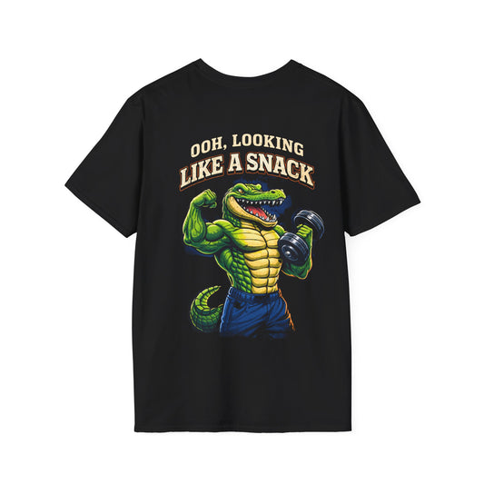 Crocodile Gym T-Shirt — "Ooh, Looking Like a Snack"