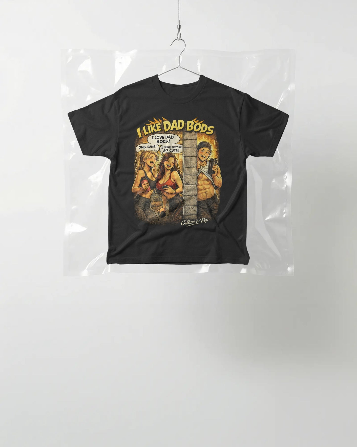 "I Like Dad Bods" Funny Retro Muscle Dad Tee